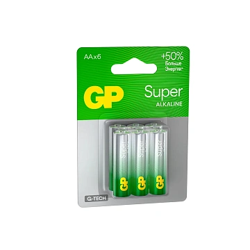 Батарейки GP Super AA, 6шт