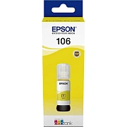 Чернила Epson 106 T00R4 C13T00R440 же лтый для L7160/L7180