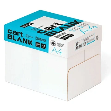 Бумага для цветной лазерной печати А4, ПЛОТНАЯ 160 г/м2, 250 л., CARTBLANK DIGI, 145% (CIE)