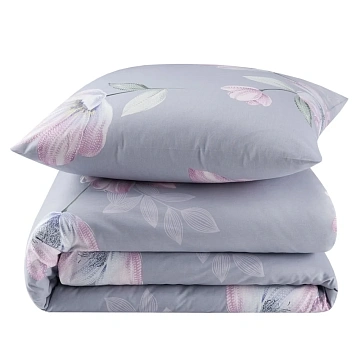 Комплект постельного белья Guten Morgen Цветочный вальс евро