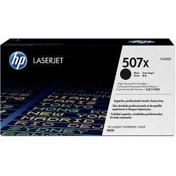 Картридж лазерный HP 507X CE400X чер. пов.емк. для CLJM525/M551/M570/M575