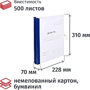 Папка архивная на завязках с гребешками А4  Дело  Форма 21, 70мм