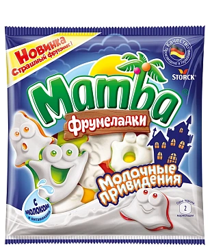 Мармелад жевательный Mamba Фрумеладки Молочные привидения, 90г