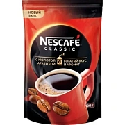 Кофе растворимый Nescafe Classic, 190г, пакет