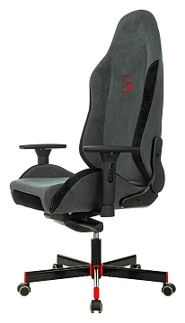 Кресло игровое A4Tech Bloody GC-420 серый крестов. металл