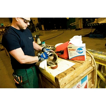 Протирочные салфетки Kimberly-Clark WypAll X50 8355, листовые, 176шт, 1 слой, белые