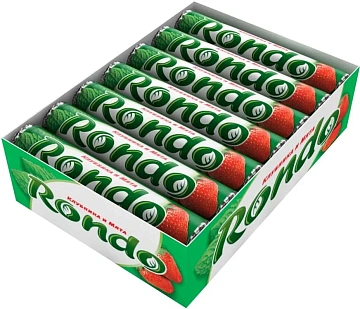 Драже Rondo клубника, мята, 30г