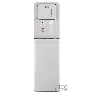 Пурифайер для воды ECOTRONIC A60-U4L напольный, НАГРЕВ/ОХЛАЖДЕНИЕ КОМПРЕССОРНОЕ, 2 крана, белый, 7138