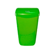 Корзина для мусора Lime 23л, зеленая, подвесная с держателем мешка, 974234