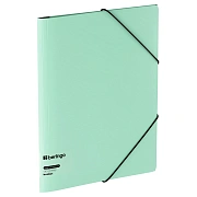 Папка на резинке Berlingo 'Instinct' А4, пластик, 600мкм, мятный