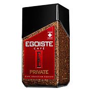 Кофе растворимый EGOISTE 'Private', сублимированный, 100 г, 100% арабика, стеклянная банка, EG100090