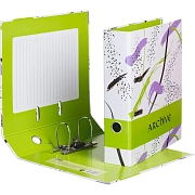 Папка-регистратор 75мм Attache Archive зелен мат лам/ лам бум б/угол