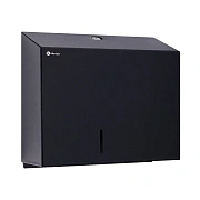 Диспенсер для туалетной бумаги в рулонах Merida Stella BSC202.R, черный, металлический, Дуо