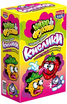 Драже Канди клаб Кислики сахарное, 18г