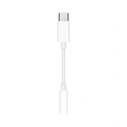 Адаптер Apple USB-C - 3.5 mm Headphone Jack Adapter, бел, MU7E2ZM/A