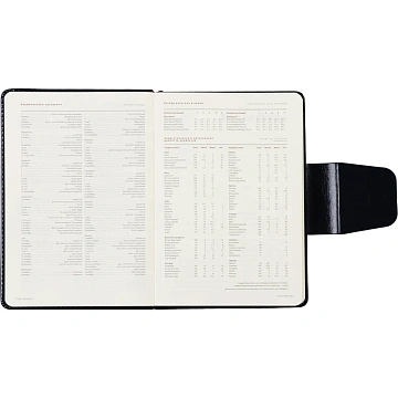 Ежедневник недатированный A5, Prestige темно-синий, 160 л. 3-352/02