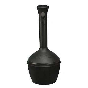 Урна-пепельница напольная Nofer черная, с решеткой для тушения, EJ00268503