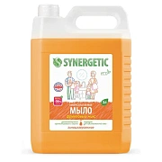 Мыло жидкое 5 л SYNERGETIC 'Фруктовый микс', гипоаллергенное, биоразлагаемое, 105502