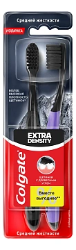 Зубная щетка Colgate Extra Density средняя, 2шт