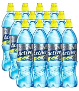 Вода Aqua Minerale Active питьевая цитрус негазированная, 500мл x 12 шт