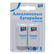aro Батарейки С алкалиновые, 2шт