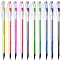 Набор гелевых ручек Crown 'Hi-Jell Color' 10шт., 10цв., ПВХ уп., европодвес