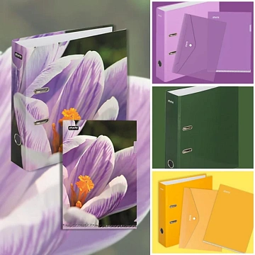 Папка-регистратор AttacheSelectionCrocus,лам.карт,75мм,бум/лам.карт,зелен