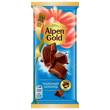 Шоколад молочный Alpen Gold 80г