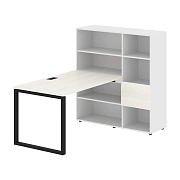 Рабочая станция EQRST 1213 Ясень Траун/Черный 1790х1250х1355 EDIS