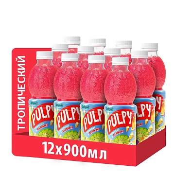 Сокосодержащий напиток Pulpy Тропический  с мякотью, 900мл