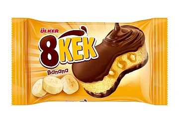 Кекс Ulker 8 Kek с бананом, 40г