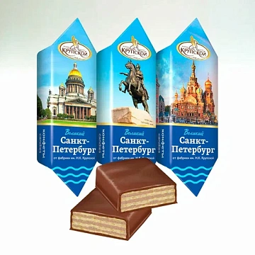 Конфеты Крупской Великий Санкт-Петербург, вафельные, 1кг
