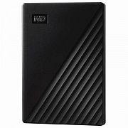 Внешний жесткий диск WD My Passport 4TB, 2.5', USB 3.0, черный, WDBPKJ0040BBK-WESN