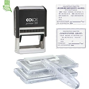 Штамп самонаборный 10/8стр.Pr.55-Set-F 40х60мм рам.(аналог 4927/DB)Colop