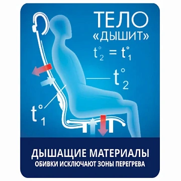 Кресло офисное МЕТТА 'SU-B-8' хром, ткань-сетка, сиденье мягкое, светло-серое