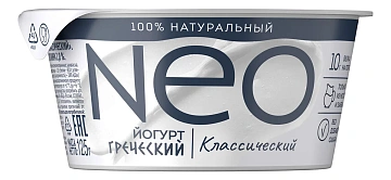 Йогурт Neo Греческий классический 2%, 125г