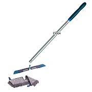 Швабра Vileda Professional СВЕП Про, моп Дуо р-МикроКомби 85см, алюминиевая ручка 150см