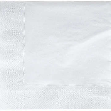 Салфетки бумажные Luscan 2сл 33х33см белые 200шт/уп