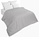 Tarrington House Пододеяльник сатин светло-серый, 215 x 220см