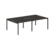Стол 4-х местный XWST 2414 Дуб Юкон Модерн/Антрацит 2406х1406х750 XTEN-S
