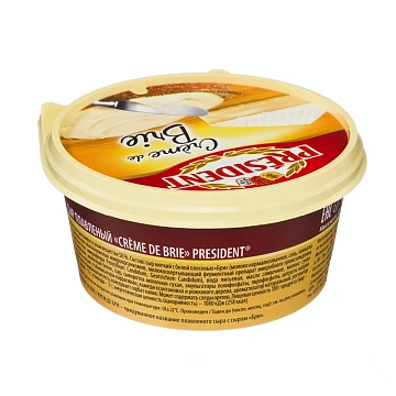 Сыр плавленый President Creme De Brie, 125г