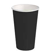 Стакан одноразовый Экопак SP16S черный, 473мл, бумажный, 25шт/уп