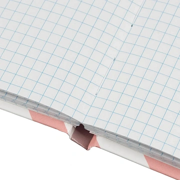 Бизнес-тетрадь А5,80л,7БЦ,клетка, Attache Economy Smart роз