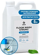 Средство концентрат для машинной и ручной мойки полов 5,6 кг, GRASS FLOOR WASH STRONG, щелочь, 12519