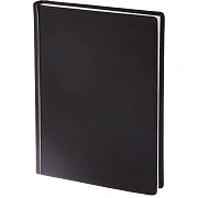 Ежедневник недатированный А5+, 136л, VELVET черный 3-115/04