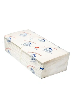 Салфетки сервировочные Roshy 33х33см, белые, 1 слой, 250шт