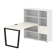 Рабочая станция EVRST 1213 Ясень Траун/Черный 1790х1250х1355 EDIS