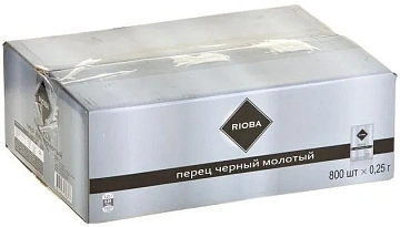 Приправа Rioba Перец черный молотый, 200г