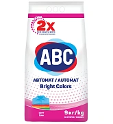 Стиральный порошок ABC Bright Colors для цветного белья, 9кг