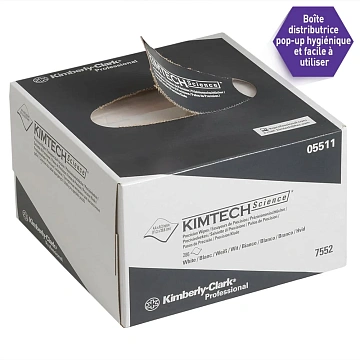 Протирочные салфетки Kimberly-Clark Kimtech Science 7552, листовые, 280шт, 1 слой, белые